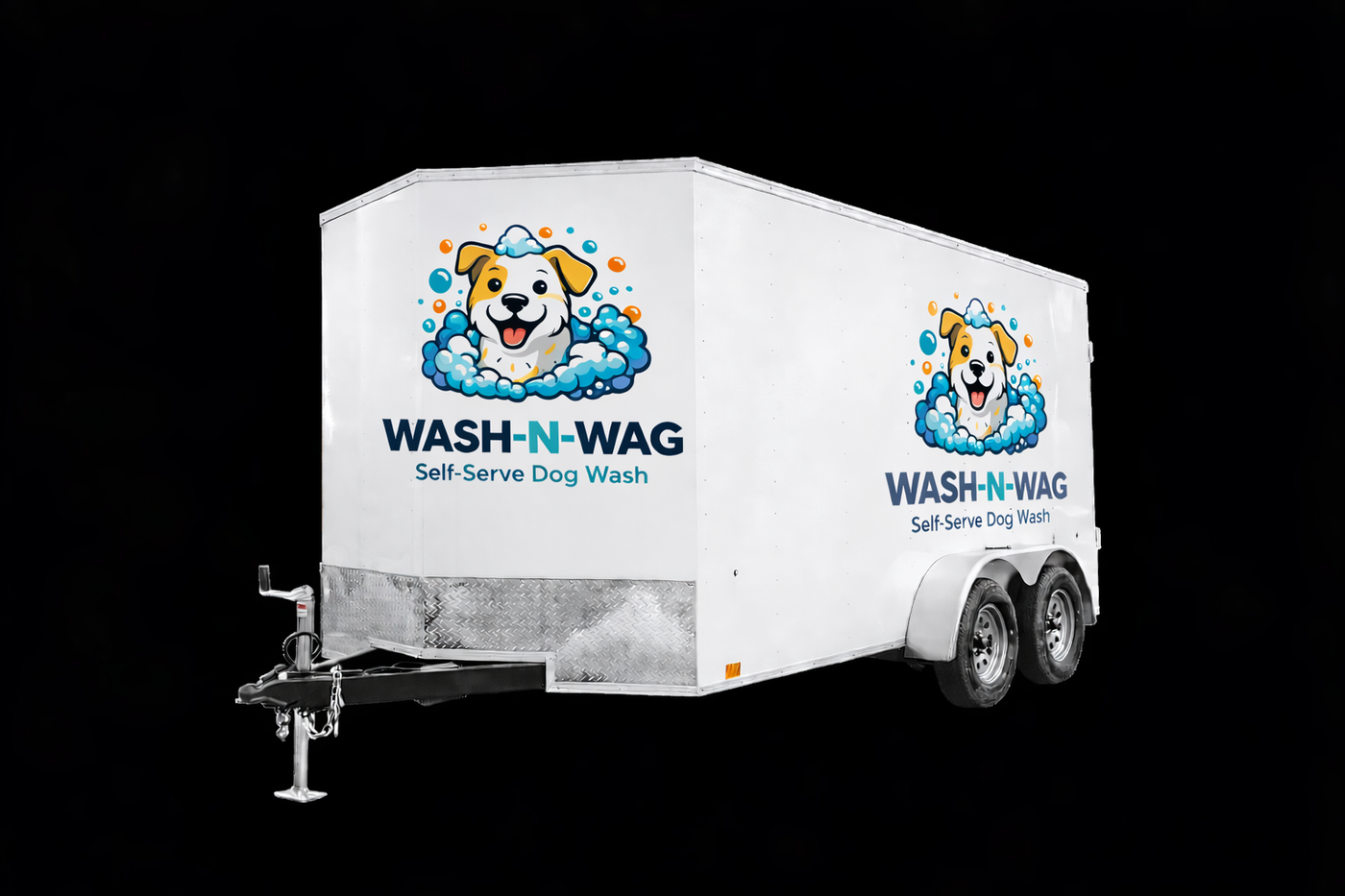 Wash-N-Wag mobile trailer